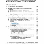 A Social Labor for Social Dialogue: A Proposal to Improve Working Conditions for Women in the Guatemalan Apparel Industry