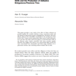 Strikes, Scabs, and Tread Separations: Labor Strife and the Production of Defective Bridgestone/Firestone Tires